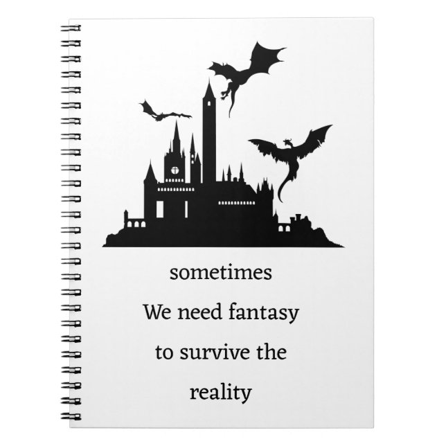 Carnet Vintage Fantasy  Dragon  (Devant)