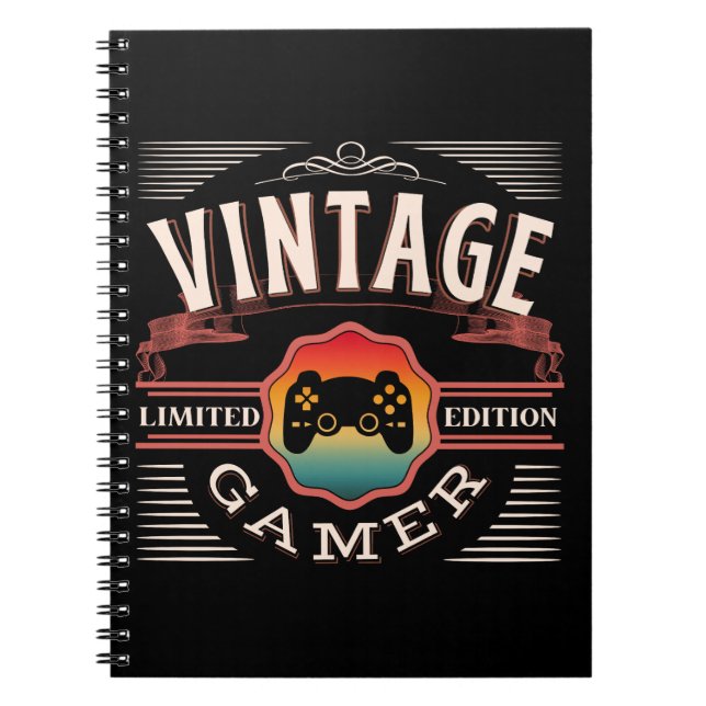 CARNET VINTAGE GAMER LIMITED EDITION (Devant)