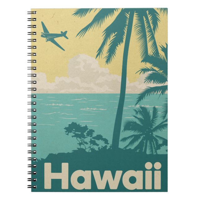 Carnet vintage Honolulu Aviation (Devant)