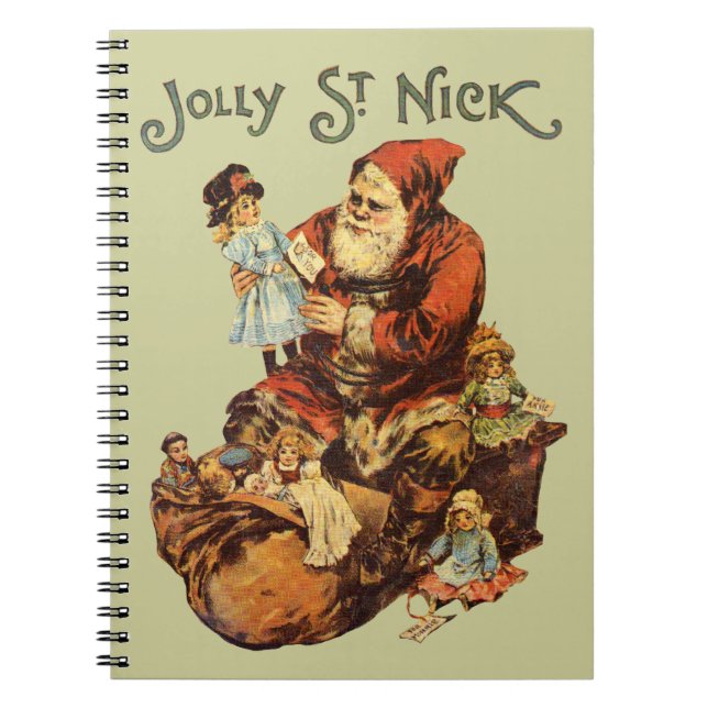 Carnet Vintage Jolly St. Nick (Devant)