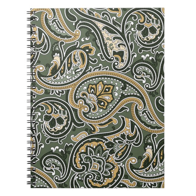 Carnet vintage Paisley oriental Motif sans Seamless p (Devant)