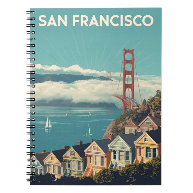 Carnet Vintage San Francisco Travel (Devant)