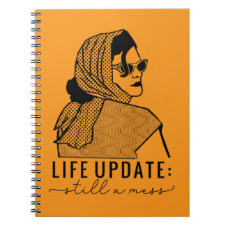 Carnet Vintage Sass "Life Update: Still a Mess" Retro