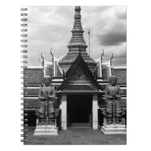 Carnet Vintage Thaïlande Bangkok Wat Phra Kaew Demon