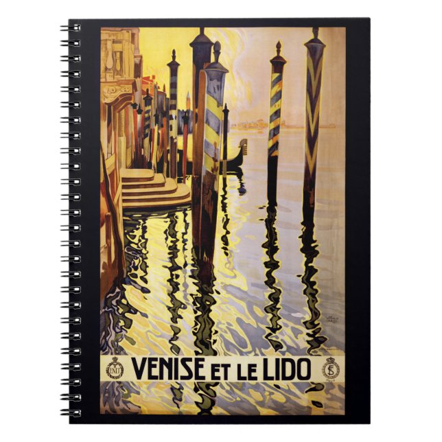 carnet vintage Venise Italie (Devant)