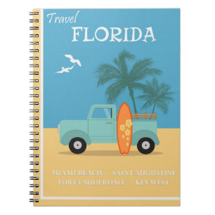 Carnet Vintage voyage de Floride