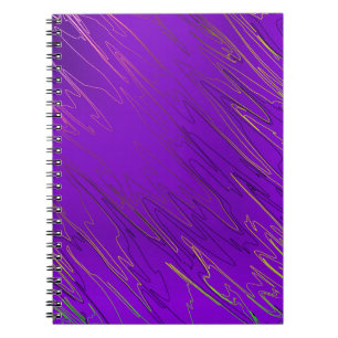 Carnet violet marbré