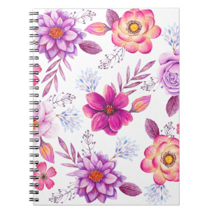 Carnet Violet rose