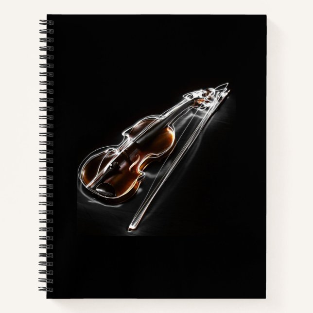 Carnet Violon 3D (Devant)