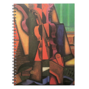 Carnet Violon et guitare de Juan Gris, Art cubiste vintag