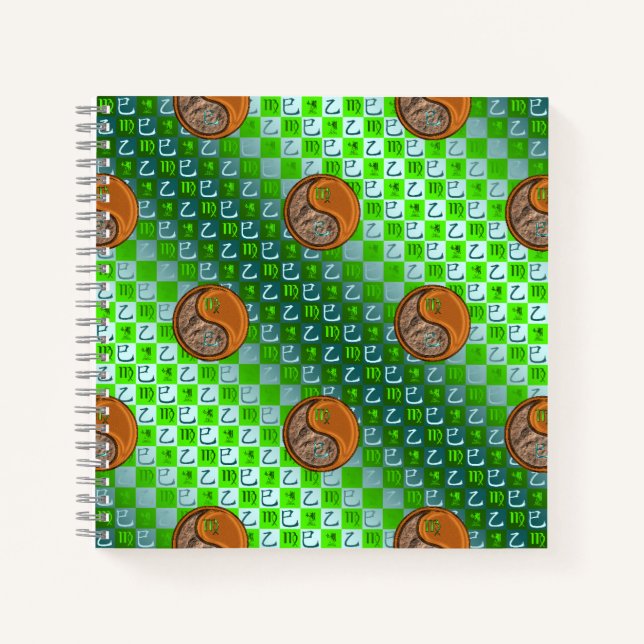 Carnet Virgo & Wood Snake (Devant)
