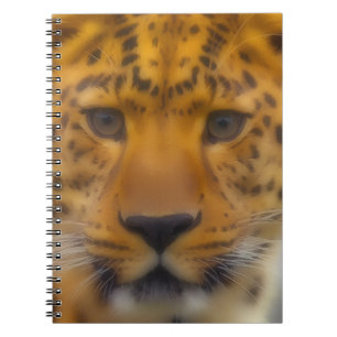 Carnet Visage de léopard