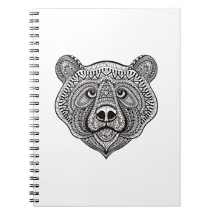Carnet Visage inspiré d'ours