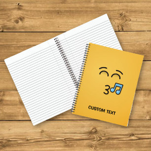 Carnet Visage Siffleur aux Yeux Sourires