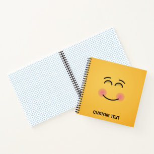 Carnet Visage souriant aux yeux souriants