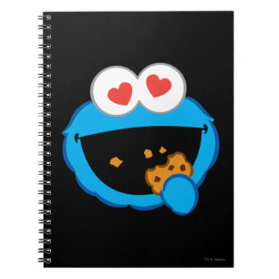 Carnet Visage souriant de biscuit aux yeux en forme de co