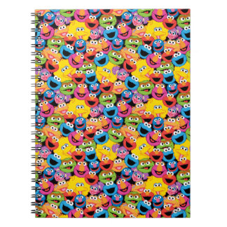 Carnet Visages de personnages de 1, rue Sésame en motif