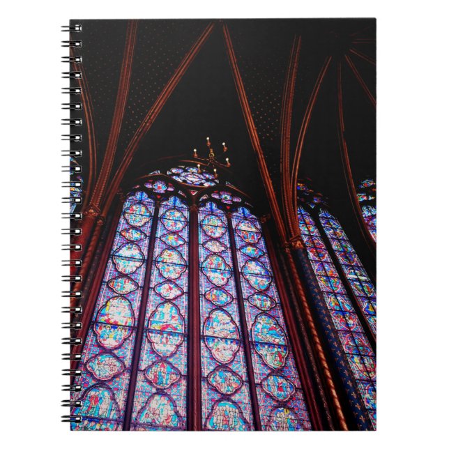 Carnet Vitrail de la Sainte-Chapelle à Paris Photo (Devant)