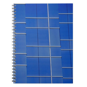 Carnet Vitraux bleus et blancs