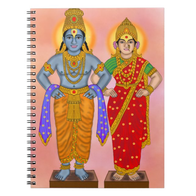Carnet Vitthal Rukmini Stationary (Devant)