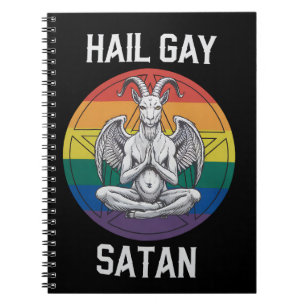 Carnet Vive Gay Satan Drôle Gothique Gothique Chèvre LGBT