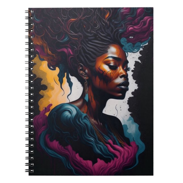Carnet Vogue Vintage afro-américaine (Devant)