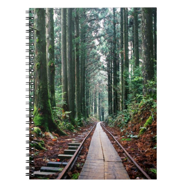 Carnet Voies de train dans la forêt (Devant)