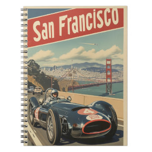 Carnet Voiture de course vintage à San Francisco