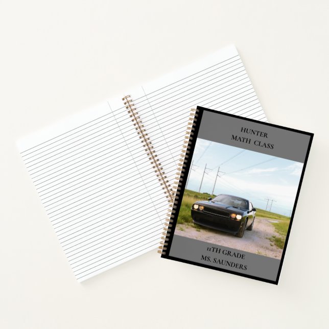 Carnet Voiture de l'école de muscle noir 2013 Voiture de  (Intérieur)