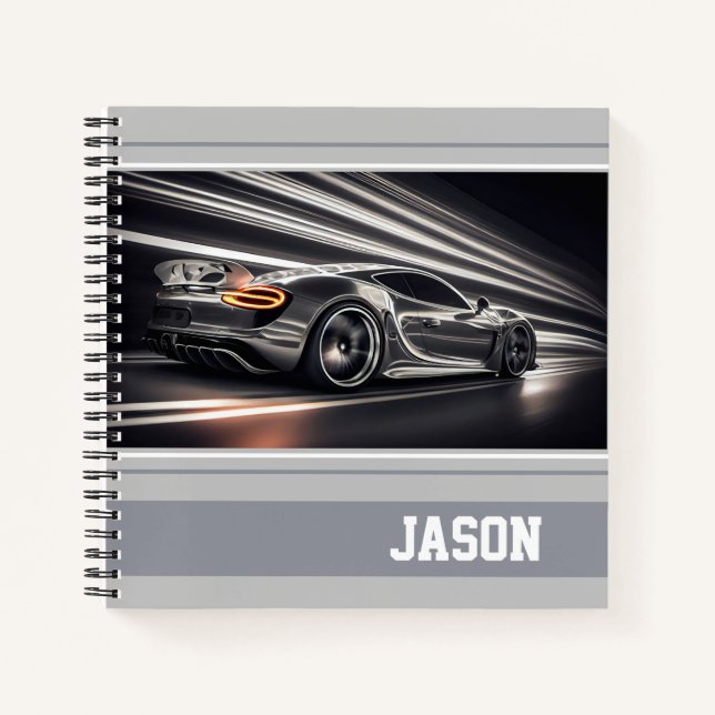 Carnet Voiture de sport (Devant)