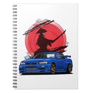 Carnet Voiture japonaise Samurai R34