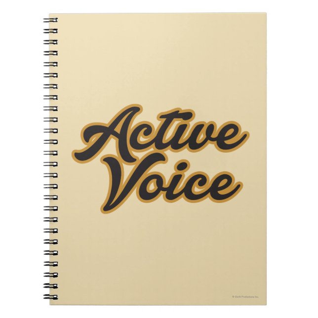 Carnet Voix active (Devant)