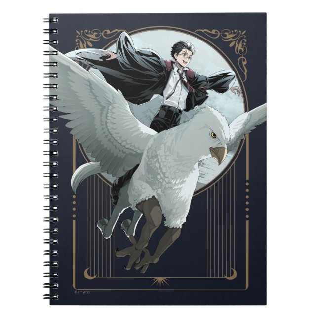 Carnet Vol Anime HARRY POTTER™ avec Buckbeak (Devant)