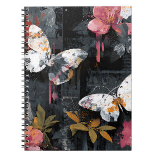 Carnet Vol de papillon abstrait vibrant (3)