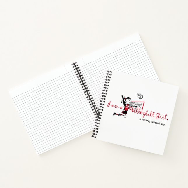 Carnet Volley-ball personnalisé (Intérieur)