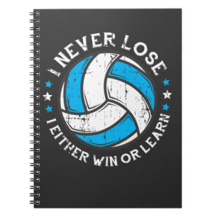 Carnet Volleyball Player Motivation Setter Je ne perds ja