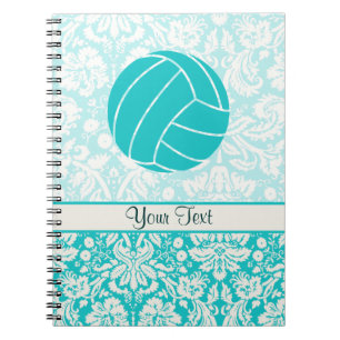 Carnet Volleyball turquoise