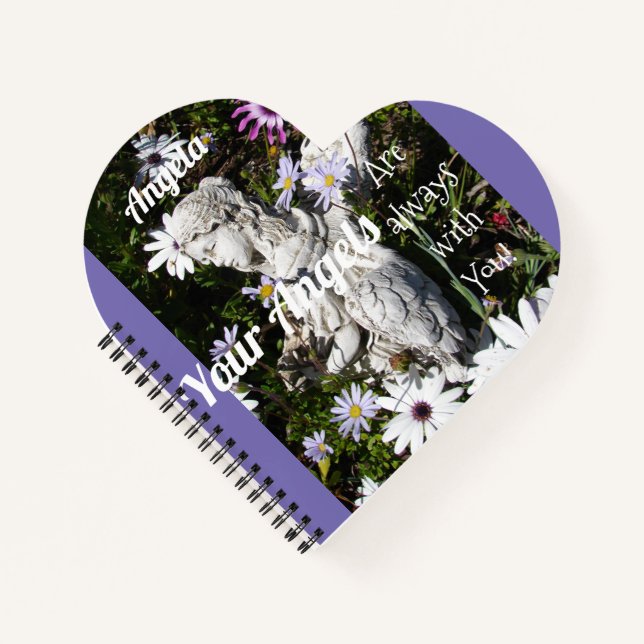 Carnet Vos anges sont toujours avec vous Floral Angel (Devant)