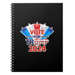 Carnet Vote pour Trump 2024 Stars