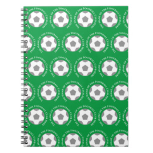 Carnet Votre équipe de football en vert