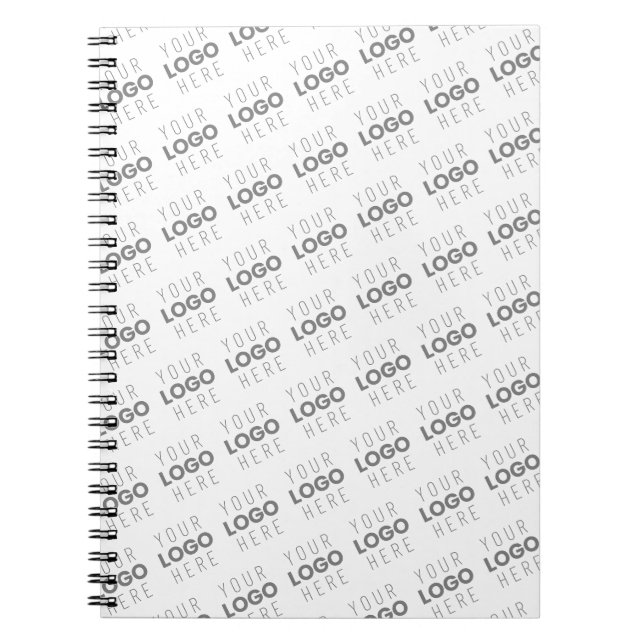 Carnet Votre image/logo éclairé automatiquement + Motif (Devant)
