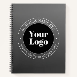 Carnet Votre logo ou design d'entreprise et texte modifia
