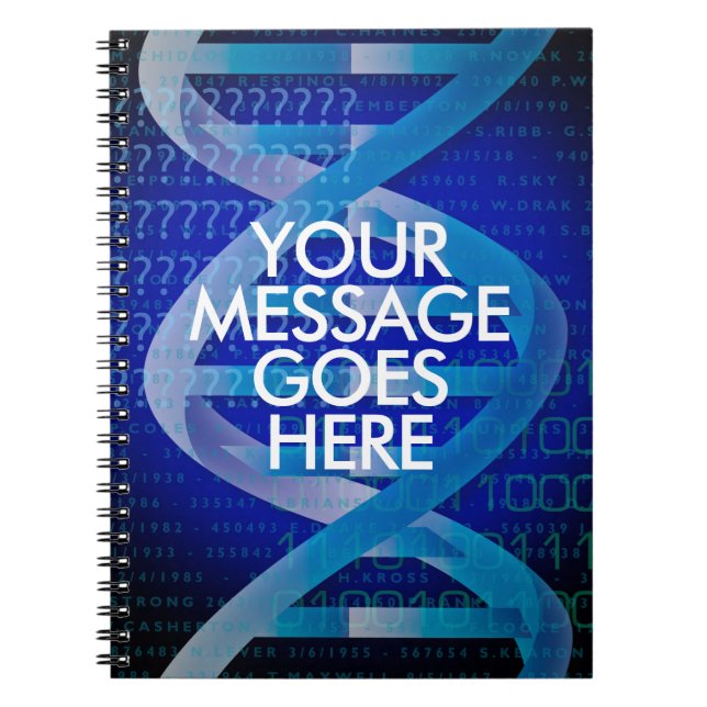Carnet VOTRE MESSAGE Science (Devant)