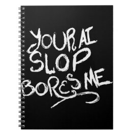 Carnet Votre Slop IA M'ennuie