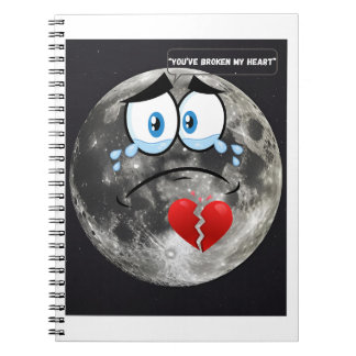 Carnet Vous avez brisé mon coeur - Si la Lune pouvait par