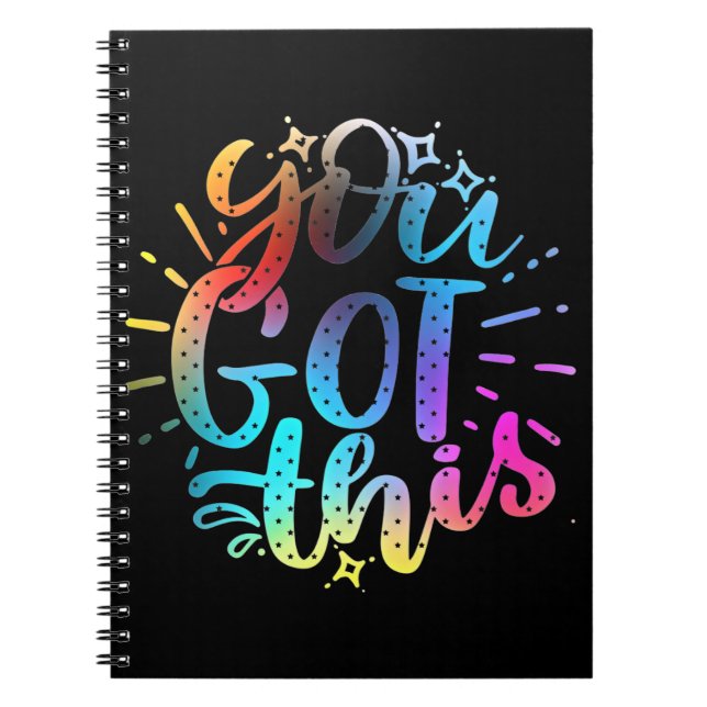 Carnet Vous avez ces étoiles et couleurs inspirantes (Devant)