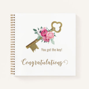 Carnet Vous avez la clé ! Félicitations pour votre nouvel