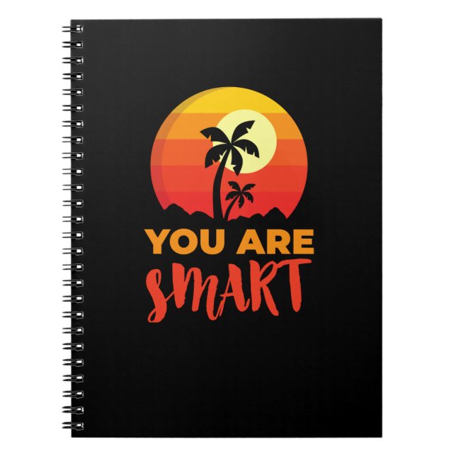 Carnet Vous Êtes Intelligent Affirmation Positive Inspira (Devant)