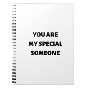 Carnet Vous êtes ma personne spéciale
