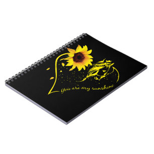 Carnet Vous Êtes Mon Sunshine Tournesol Et Cheval